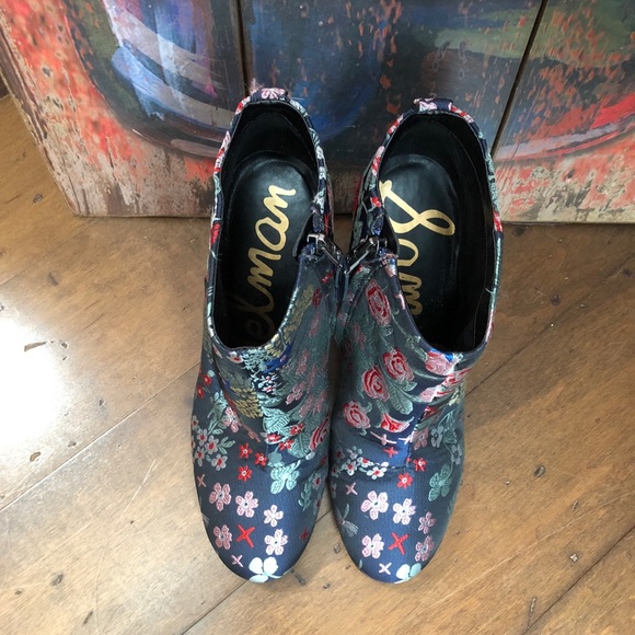 Sam Edelman Cambell Boots/Booties Jacquard Fabric - Picture 3 of 8